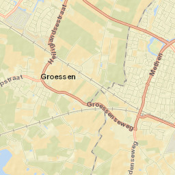 Groessen Street Map