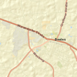 Beelen Street Map