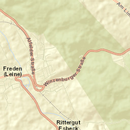 Freden Street Map