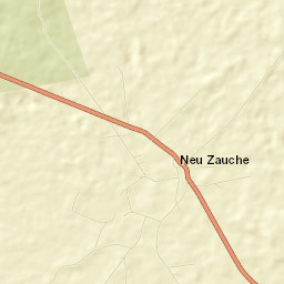 Neu Zauche Street Map