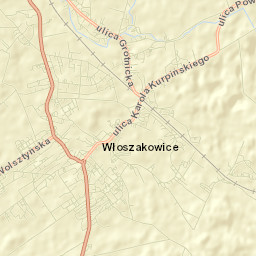 Włoszakowice Street Map