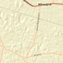 Witaszyce Street Map