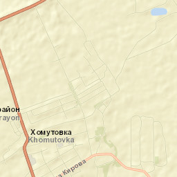 Khomutovka Street Map