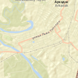 Arkadak Street Map