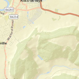 Ross on Wye Street Map