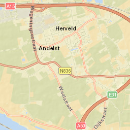 Andelst Street Map