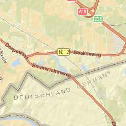 Babberich Street Map