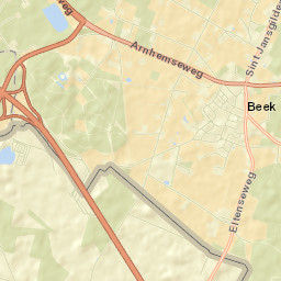 Beek gem Montferland Street Map