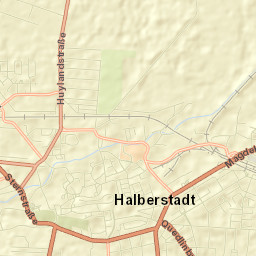 Halberstadt Street Map