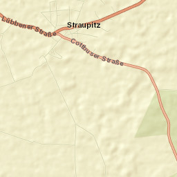 Straupitz Street Map