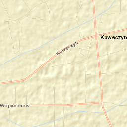 Kawęczyn Street Map