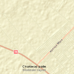 Stolin Street Map
