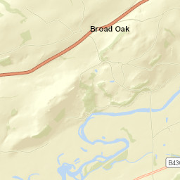 Aberglasney, Main Entrance (NE-bound, Unmarked) Street Map