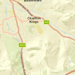 Charlton Kings Street Map