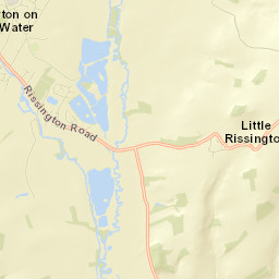 Bourton on the Water Street Map