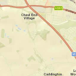 Caddington Street Map