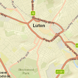 Luton Street Map