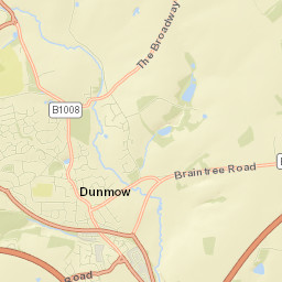 Great Dunmow Street Map