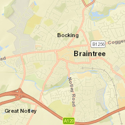 Braintree Street Map