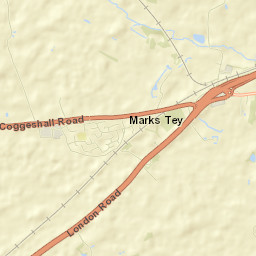 Marks Tey Street Map