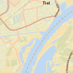 Tiel Street Map