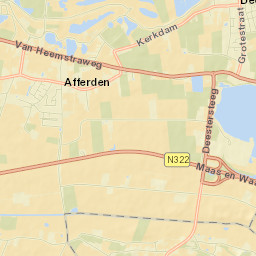 Afferden Street Map