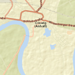 Coswig Street Map