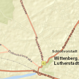 Wittenberg Street Map