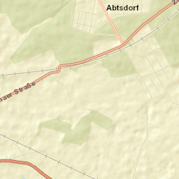 Abtsdorf Street Map