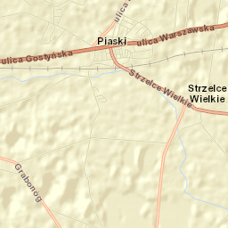 Piaski Street Map