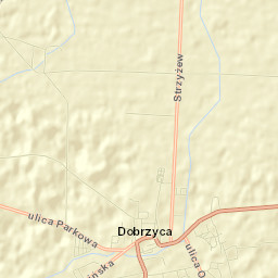 Dobrzyca Street Map