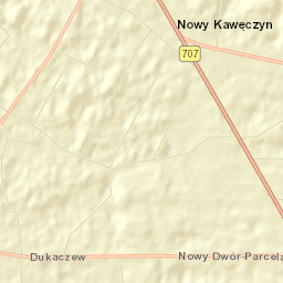 Kawęczyn Nowy Street Map