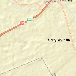 Kowiesy Street Map