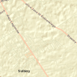 Sulbiny Górne Street Map