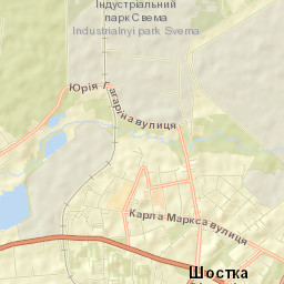 Shostka Street Map