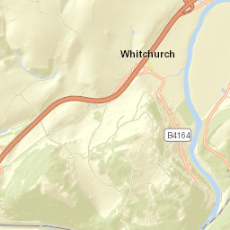A40, Ross-on-Wye, Herefordshire HR9, UK Street Map