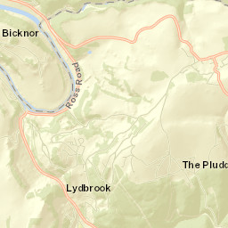 Lydbrook Street Map