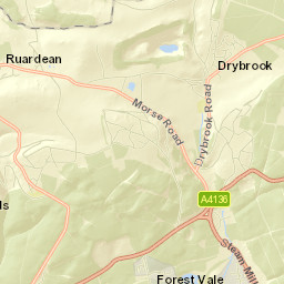 Drybrook Street Map