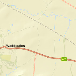 Waddesdon Street Map