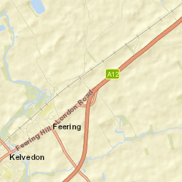 Kelvedon Street Map
