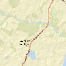 Layer de la Haye Street Map