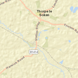 Thorpe le Soken Street Map