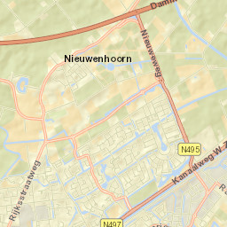 Nieuwenhoorn Street Map