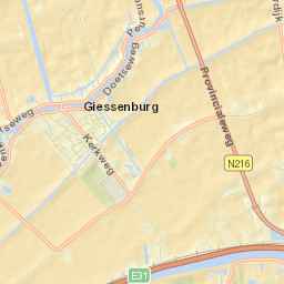 Giessenburg Street Map
