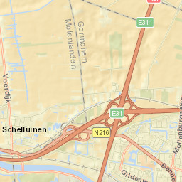 Schelluinen Street Map
