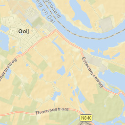 Ooij Street Map