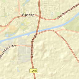 Senden Street Map