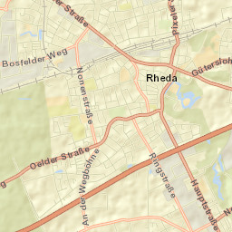 Rheda-Wiedenbrück Street Map