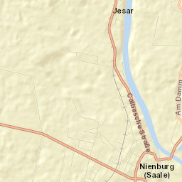 Nienburg/Saale Street Map