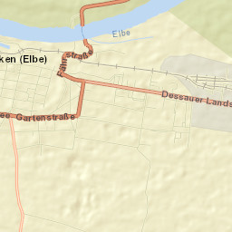 Aken Street Map